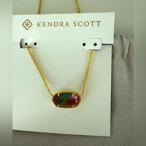 Kendra Scott Elisa Gold Short Pendant Necklace